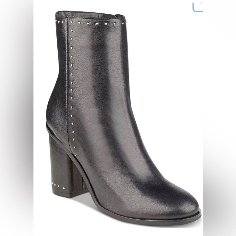 Marc Fisher Studded Leather Piazza Booties Black Woman’s Size 8